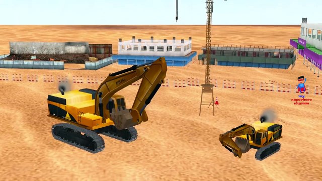 Excavator Cartoons Singing Johny Johny Yes Papa Nursery Rhymes For Children