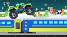 Monster Truck | Monster Truck Stunts For Kids | videos for kids