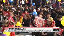 Opposing rallies held in Seoul as President Park impeachment ruling looms