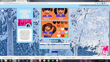 LOS SIMS 4 l CC SHOPPING CABELLOS PARA INFANTES