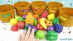 Learn COLORS, Sorting and Counting with Fruits & Vegetables Toys and Color to Teach Preschool Kids