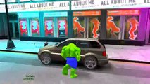 HULK SMASH CARS w/ Disney Mickey Mouse Nursery Rhyme Pixar McQueen Lightning HulkBusters/