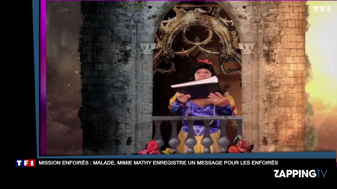 Les Enfoirés : malade, Mimie Mathy laisse un message vidéo !
