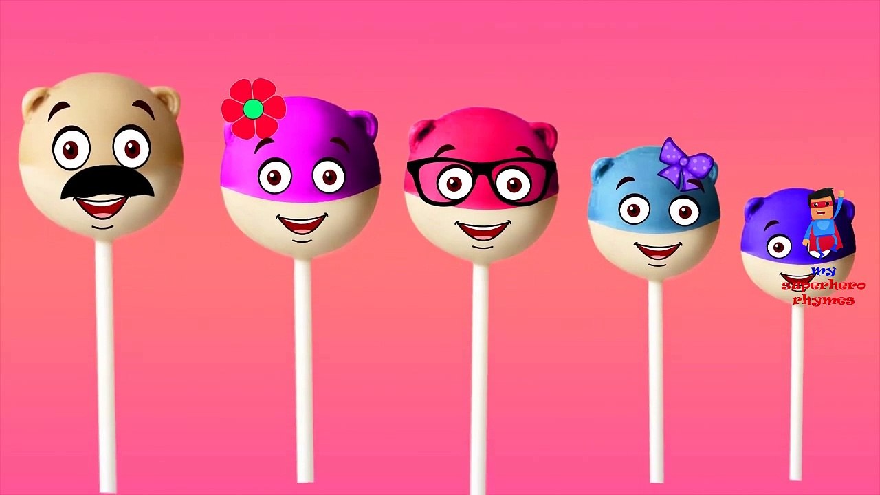 Ice Cream, Cake Pop, Lollipop and Cupcakes Finger Family