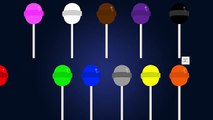 Learning Colors with 3D Pacman Candy Lollipop for Kids Children - 3D Cartoon Learning Vide