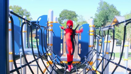 Little Heroes Kid Deadpool vs Iron Man vs Hulk In Real Life | Civil War Episode 7 | SuperH