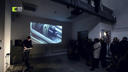 Michał Fryc, "Webstuhl" - audiowizualny performance, 2016, II rok 2 stopnia, specjalność Intermedia, Centrum Sztuki WRO