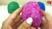Learn To Count With Play Doh Fruits And Vegetables Squishy Glitter Foam | Learning Numbers