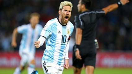 Lionel Messi Amazing Free-kick Goal - Argentina vs Colombia