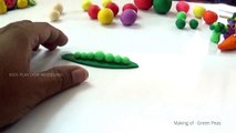 Toy Vegetable Green Peas | Play Doh vegetable clay modeling for Kids