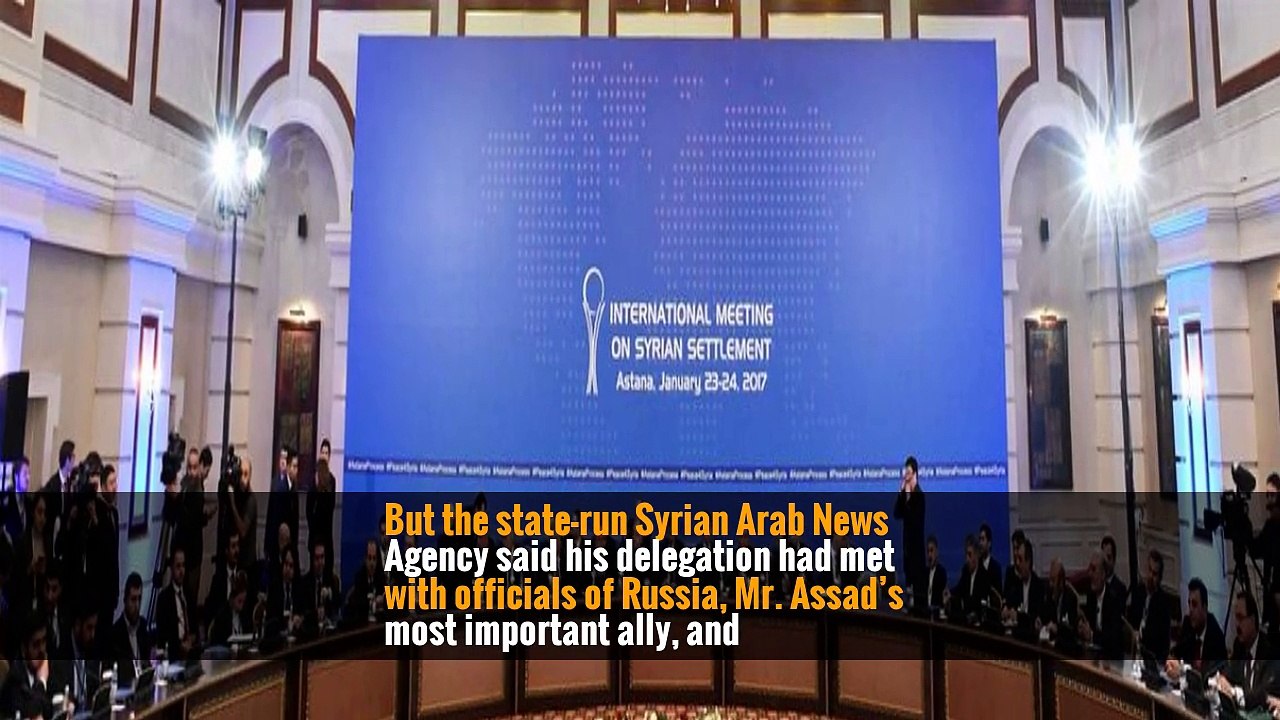 U.N. Syria Mediator Reports Some Progress in Peace Talks