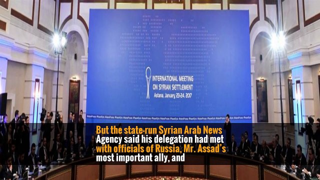 U.N. Syria Mediator Reports Some Progress in Peace Talks