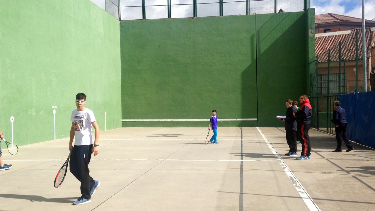 Frontenis liga juvenil Pedriza vs Rivas 3ª partida