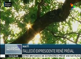 Presidente de Haití expresa sus condolencias por muerte de René Préval