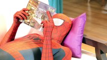 Frozen Elsa McDONALDS DRIVE THRU Prank! w/ Spiderman Joker Anna Movie Kids Toys in Real Li