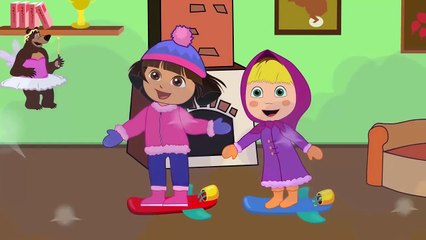Masha And Dora vs Venom Paw Patrol Funny Story 39 Finger Family Nursery Rhymes