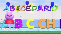 Peppa Pig Abecedario ABC en Español para niños | Canción ABC de las letras | Aprender alfa