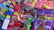 Grab Kidsmania Lollipops & A lot of Candy New Skittles Learn Colors with Candies