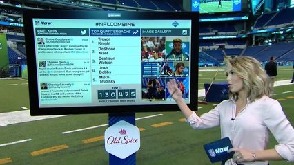 40-yard dash times trending during Day 2