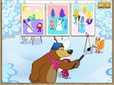 Маша и Медведь ИГРА для детей Кто нарисовал Masha and bear