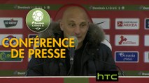 Conférence de presse Stade Brestois 29 - AC Ajaccio (1-2) : Jean-Marc FURLAN (BREST) - Olivier PANTALONI (ACA) - 2016/2017