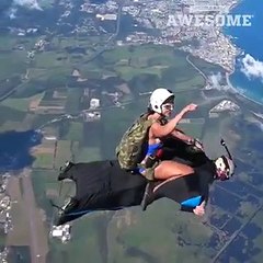 Have you ever heard of Wingsuit Rodeo And a crazy version of some of the classic skydiving