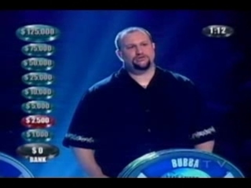 Bubba Ray Dudley on Weakest Link 2002 - JR's barbecue sauce!