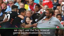 Liverpool must forget previous Arsenal win - Klopp