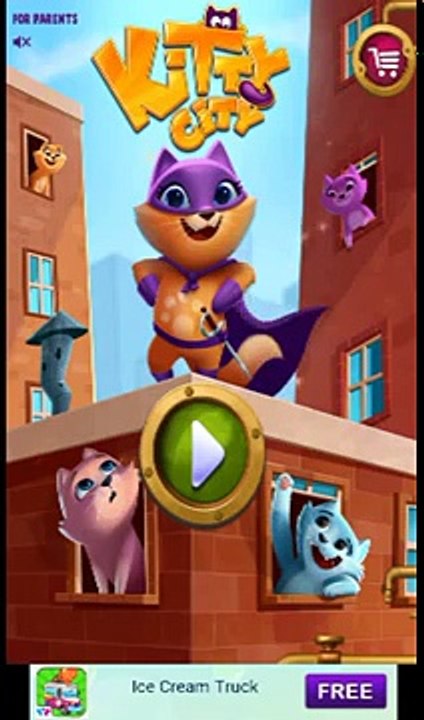Kitty City - Cat Food Ninja TabTale Gameplay app android apps apk learning education movie