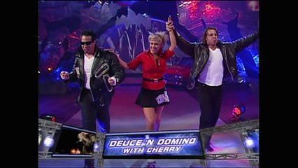 Deuce 'N Domino (w/ Cherry) vs. Jimmy Wang Yang and Shannon Moore