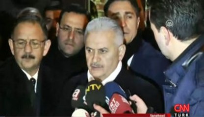 Başbakan Yıldırım: "Suriye Rejimine Ait Olduğu Düşünülen Mig Tipi Bir Uçağın Hatay Samandağ...