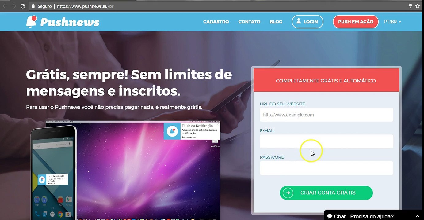 Como configurar notificações push do navegador no seu blog browser notifications - Parte 1