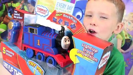 Thomas and Friends kid playing with Train Toys Turbo Flip Thomas Remote Control Toys Ryan