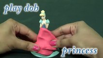 Play Doh Princess Dress Up ♥ Play Doh Princess Ariel Elsa Anna Belle MagiClip ♥ Moon Pi Ki