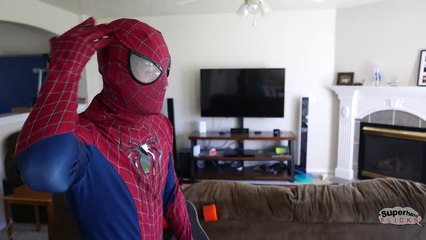 Fat Spiderman vs Joker Girl vs Red Venom - Bath Time! | Real Life Superhero Movie!