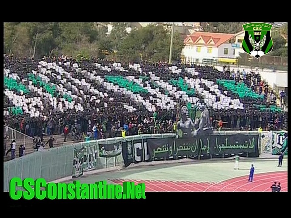 CSC 2 - CRB 1 : Le Tifo des Ultras du CSConstantine