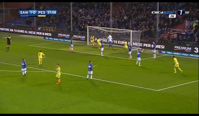 Alberto Cerri Goal HD - Sampdoria 1-1 Pescara - 04.03.2017