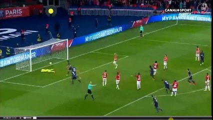 Cavani Penalty Goal - Paris Saint Germain vs Nancy 1-0  04.03.2017 (HD)