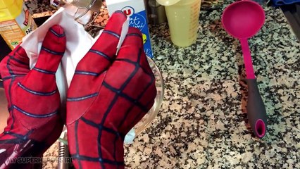 Spiderman Captain America In Real Life Cooking Barbecue Prank! - My Superheroes IRL