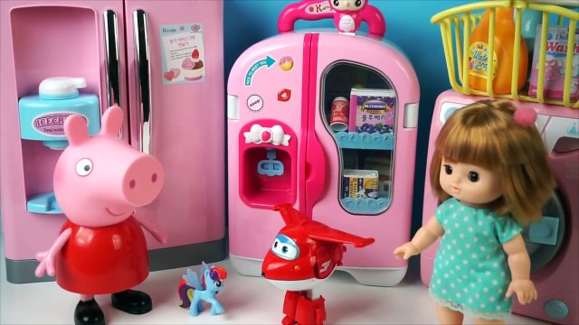 Washing Machine Toy for Baby Doll,Peppa Pig Toy Refrigerator New Episodes