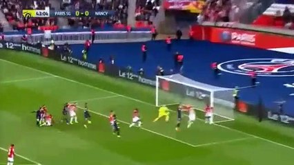 Serge Aurier Cancelled Goal - PSG vs AS Nancy 04.03.2017