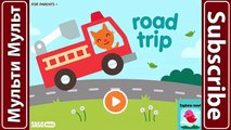 Sago Mini Viaje por Carretera : LAVADO de AUTOS Camiones de Bomberos y Camiones de Monstruo Coches Mejores Aplicaciones para Niños
