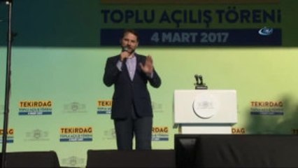 Enerji Bakanı Albayrak: "Terör Örgütleri ve Bölücü Yapılara Karşı 'Evet' Diyeceğiz"