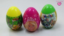 3 Surprise Eggs Tom and Jerry Looney Tunes Barbie Girl Stamp Surprise Eggs Disney Collector