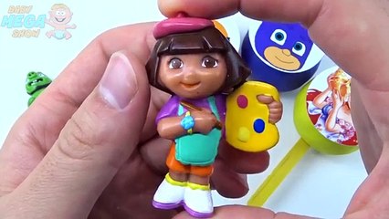 Video herunterladen: Play Doh Clay Lollipop Smiley Toys Pj Masks Minions Angry Birds Dora Princess Disney Snow