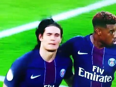 Paris Saint Germain vs Nancy 1-0 - du 04-03-2017 but penaltie de cavani