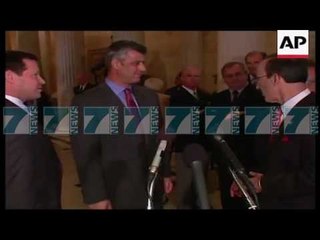 HASHIM THAÇI NE SHBA DEKLARATE ME ELIOT ENGEL - News, Lajme - Kanali 8