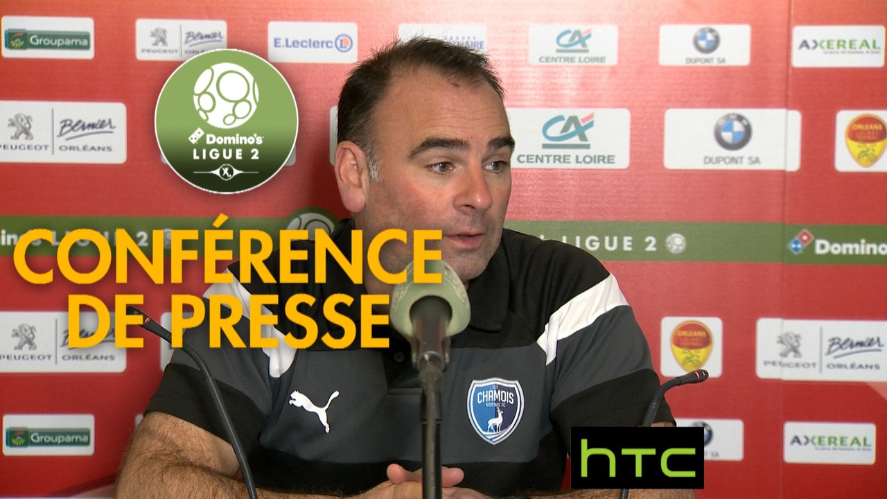 Conférence de presse US Orléans - Chamois Niortais (1-1) : Didier OLLE-NICOLLE (USO) - Denis RENAUD (CNFC) - 2016/2017