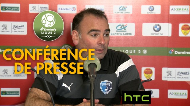 Conférence de presse US Orléans - Chamois Niortais (1-1) : Didier OLLE-NICOLLE (USO) - Denis RENAUD (CNFC) - 2016/2017