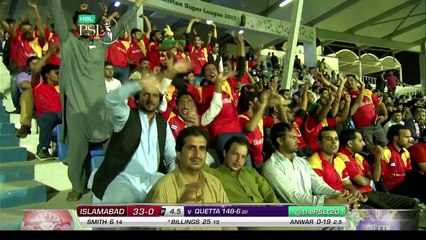 PSL 2017 Match 7- Islamabad United v Quetta Gladiators - Sam Billings Batting